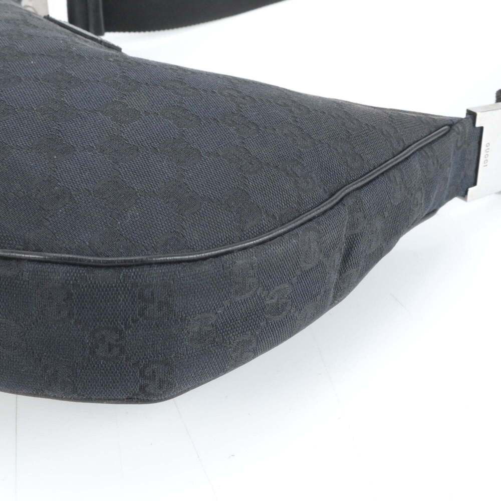 GUCCI Black Leather Shoulder Bag - Picture 4 of 10